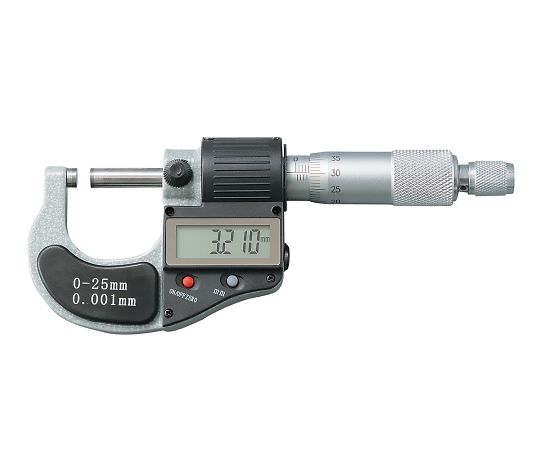 AS ONE Digital Micrometer (Measurement Range 0 to 25mm) DM025