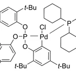 Merck Chloro(eta2-P,C-tris(2,4-di-tert-butylphenyl)phosphite)(tricyclohexylphosphine)palladium(II)