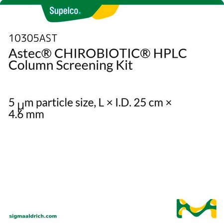 Merck Astec(R) CHIROBIOTIC(R) HPLC Column Screening Kit