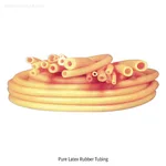 Daihan Science Pure Latex Rubber Tubing, Light Amber, id Φ4~Φ15mm<br>For General- & Vacuum-Use,