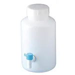 AS ONE Carboy with Lever Cock (Wide-Mouth, Round), 레버콕 하구병(광구, 원형)