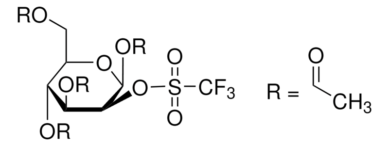 Merck beta-D-Mannopyranose 1,3,4,6-tetra-O-acetate 2-O-trifluoromethanesulfonate