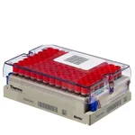 Thermo Fisher Scientific Matrix 0.5mL V-Bottom ScrewTop Tubes in Barcoded Latch Racks, Amber/Red