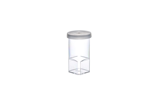 Greiner Bio One ANALYSER CUP, PS, FLAT BOTTOM, CLEAR,WITH CAP, SUITABLE FOR COULTER, 250 PCS./BAG