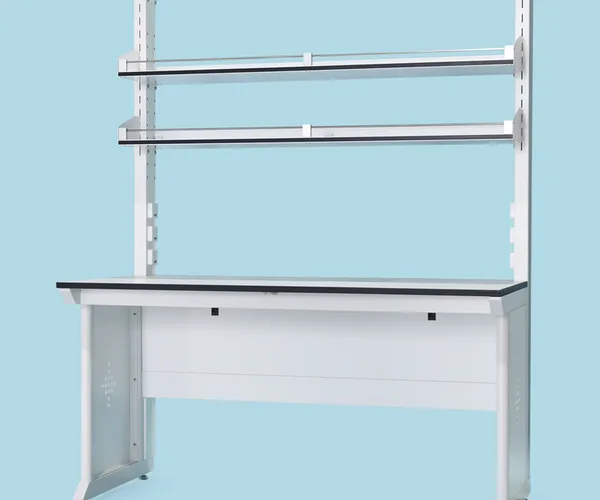 Modular Laboratory Side Table 모듈식 벽면 실험대, 선반형