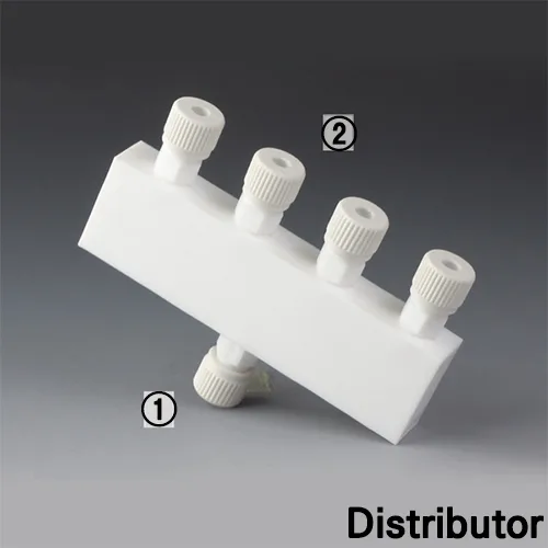 PTFE Screw-in Tube Fitting PTFE 스크류인 튜브 피팅, 분배용