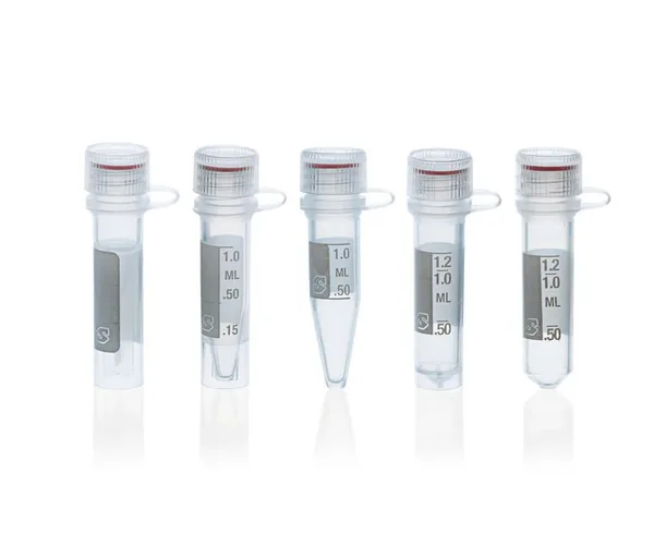 PP Cryogenic Vial attached Screw Cap PP 캡 일체형 냉동 바이알