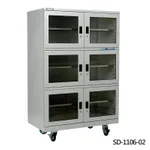 ESD Steel Auto Desiccator Cabinet 정전기 방지용 자동 습도 조절식 데시케이터, 2% RH