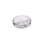Compartment Glass Petri Dish, Simax 칸막이 유리 페트리 디쉬