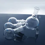 Cow Type Distillation Receiver 코우형 진공 증류 수기와 어댑터, LukeGL