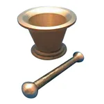 AS ONE Iron Mortar (with Pestle), 철제 유발세트(유봉부속)