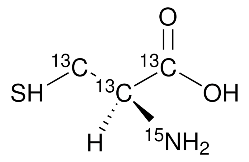 Merck L-Cysteine-13C3,15N