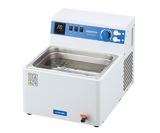 AS ONE Compact Desktop Low-Temperature Water Circulator, 탁상 소형 저온수조