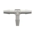 Tee Tube Fitting with Classic Series Barbs, 1/4` (6.4 mm) ID Tubing