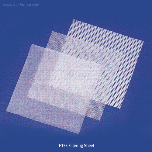 Daihan Science PTFE Teflon Filtering Sheet, 0.5mm Thick, holes Φ0.75mm~1.5mm, 30×30cm or 30×100