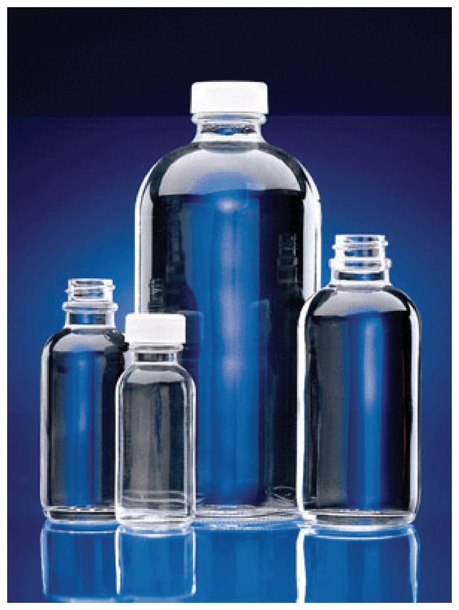 Thermo Fisher Scientific Clear Boston Round Bottles Without Cap