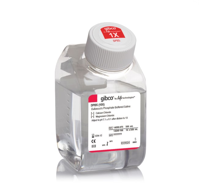Thermo Fisher Scientific DPBS (10X), no calcium, no magnesium, 500 mL