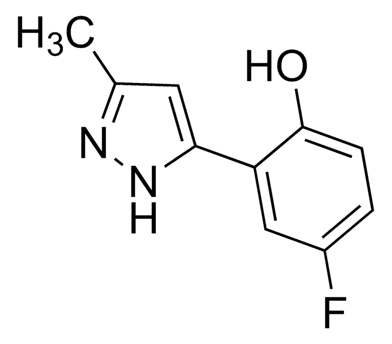 Merck 4-Fluoro-2-(3-methyl-1H-pyrazol-5-yl)phenol