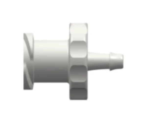 Female Luer Thread Style to 500 Series Barb, 1/16` (1.6 mm) ID Tubing