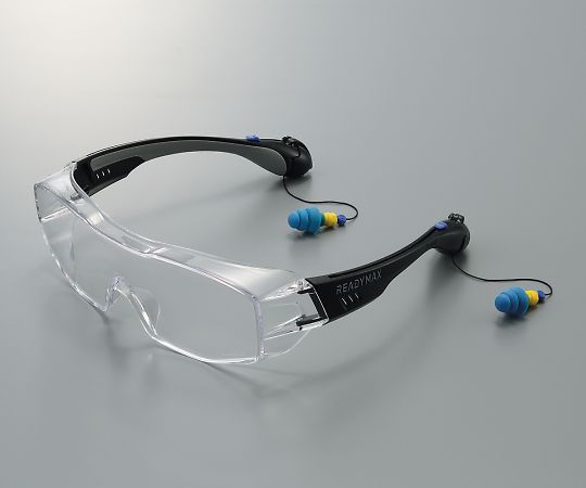 AS ONE Protective Glasses with Ear Plug (Over Glasses), 귀마개 내장형 보호 안경 (오버글라스)