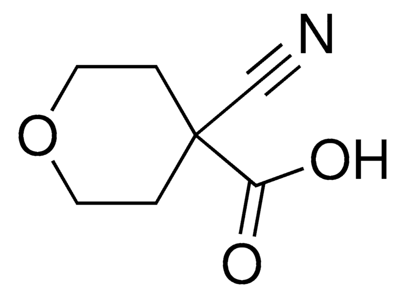 Merck 4-cyano-tetrahydropyran-4-carboxylic acid