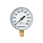 Thermo Fisher Scientific Ashcroft Back Connection 1 1/2 in. Utility Gauge, 0 to 60 psi