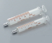 AS ONE White Glass Syringe Barrel(Luer Lock Tip), 백경 주사통(락 팁)