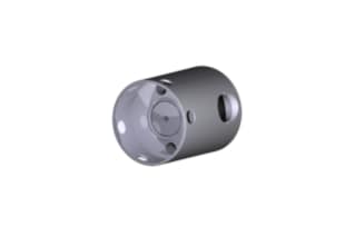 Waters Pump Head, Ti, DLC, Face Seal, Straight