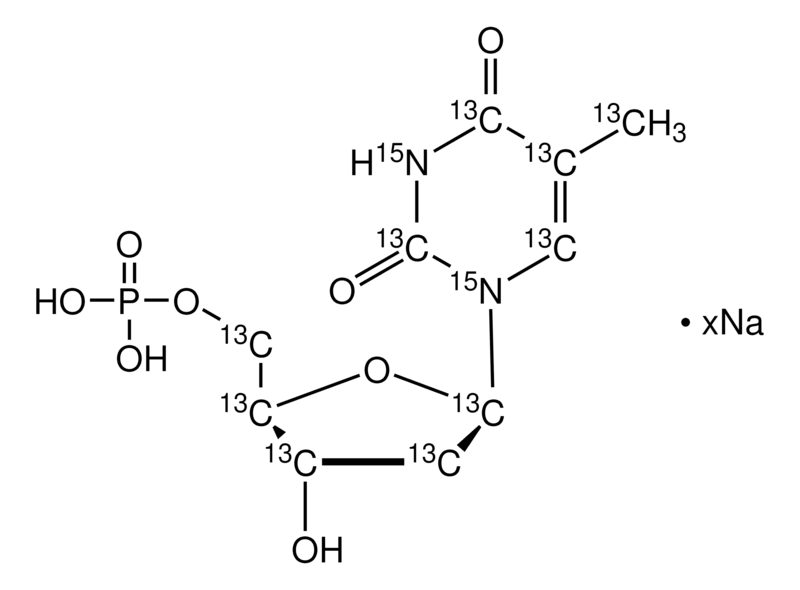Merck Thymidine-13C10, 15N2 5'-monophosphate disodium salt