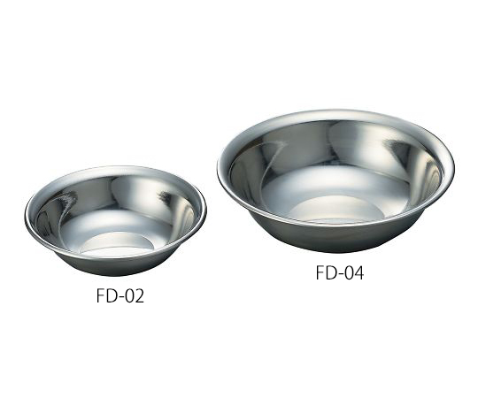 AS ONE Mini Stainless Steel Bowl(Shallow Type), 미니 스테인리스 볼(얕은 형)