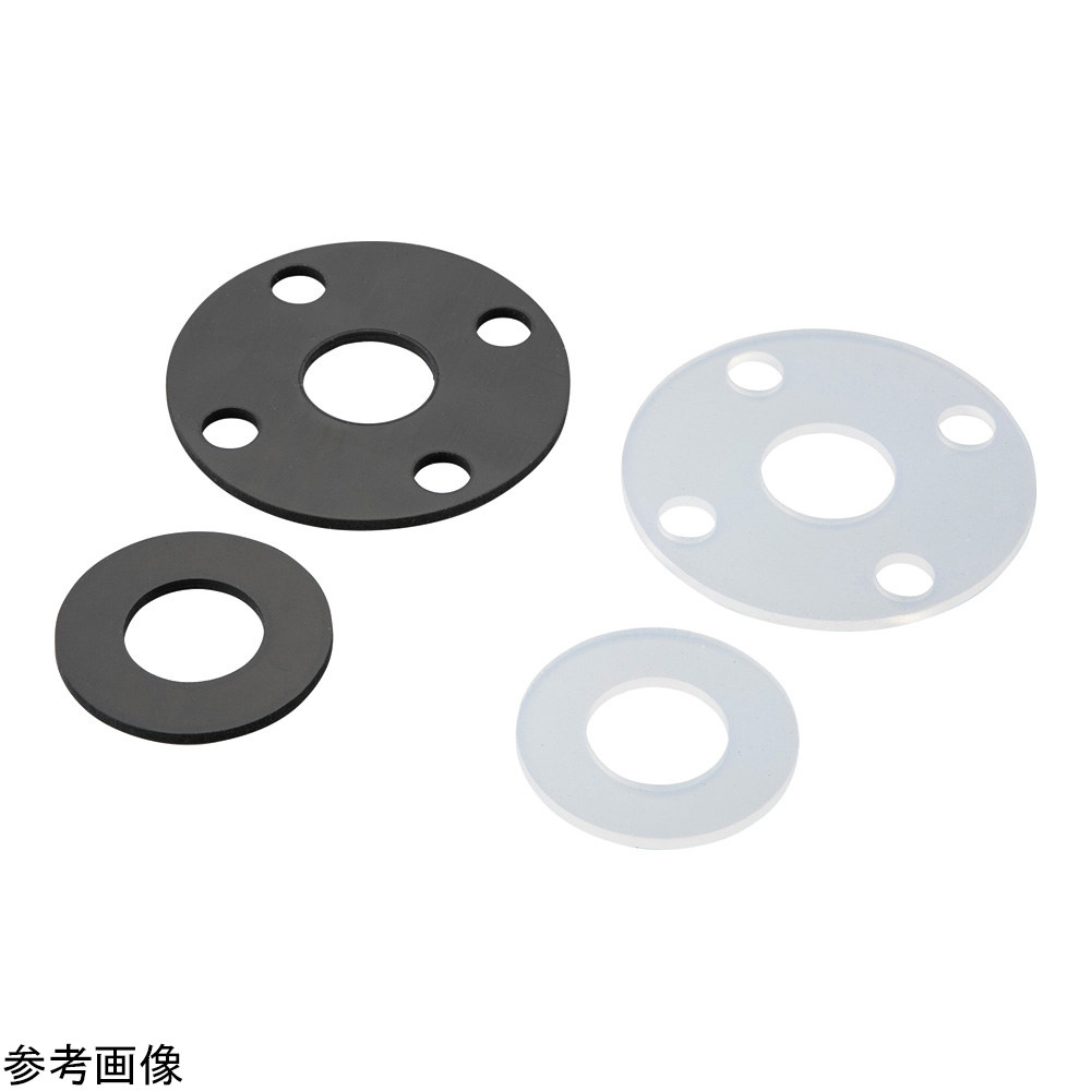 AS ONE Rubber Packing for Flange (JIS5K Front side Flange), 플랜지용 고무패킹 (JIS5K 전면 플랜지)