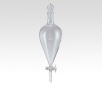 AS ONE SPC Separatory Funnel Squibb Type(with PTFE Cock), SPC분액깔때기(스키브형·PTFE콕 부속)