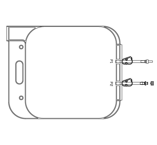 Thermo Fisher Scientific 2D Labtainer BioProcess Container (BPC), ASI 28 film, 2 ports, Luer Lock body connector and injection site