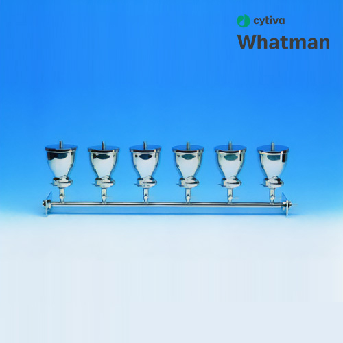 CYTIVA 10444830 / AS300/3 스테인리스 스틸 6구 매니폴드, 500mL, 일반 클램프[단종]