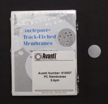 Merck PC MEMBRANES 0.4UM 19MM (100/PK)