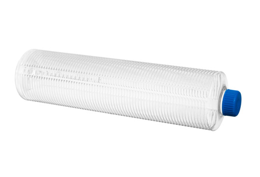 Greiner Bio One CELL CULTURE ROLLER BOTTLE, 5XL, PS, LONG FORM,RIBBED SURFACE, 122/500 MM, 4250 CM² GROWTH AREA, 4640 ML, STANDARD SCREW CAP, CLEAR, TC, STERILE, CELLMASTER, 12 PCS./BAG