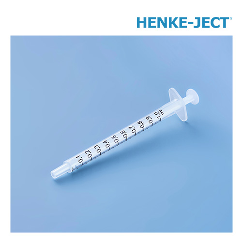 Henke-Ject AE2.5 / Henke-Ject eco 2-part 주사기, 2.5mL, Luer-Slip, 멸균, 8300065531[100EA/PK]