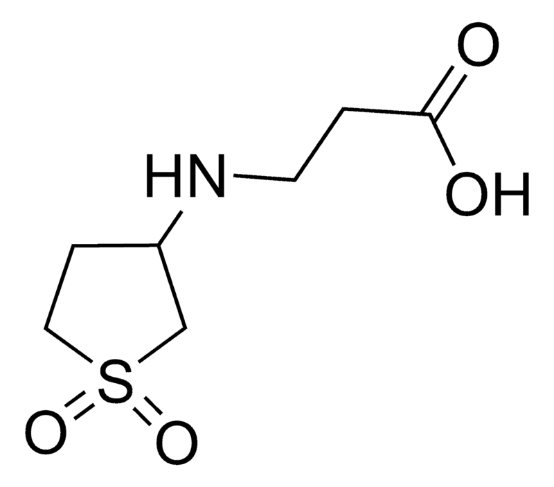 Merck N-(1,1-Dioxidotetrahydro-3-thienyl)-beta-alanine