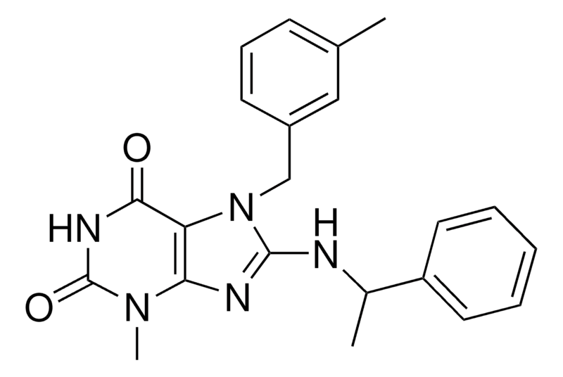Merck 3-ME-7-(3-METHYLBENZYL)-8-((1-PH-