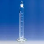 AS ONE Graduated Cylinder Glass(with Stopper·White GraduatIon)(Class A), 유전 메스실린더(CLASS A·PYREX®)(백색 눈금)
