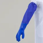 AS ONE PVC Work Glove(with Sleeve Cover), 토시형 PVC장갑