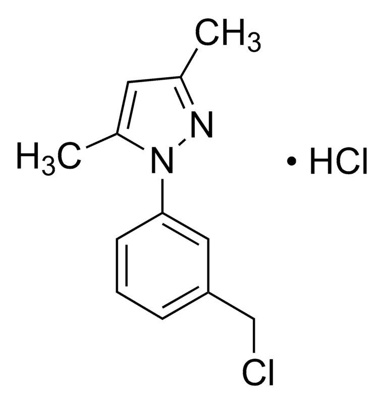 Merck 1-[3-(Chloromethyl)phenyl]-3,5-dimethyl-1H-pyrazole hydrochloride