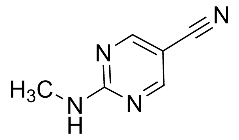 Merck 2-(Methylamino)-5-pyrimidinecarbonitrile