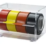 Thermo Fisher Scientific Acyrlic Multiple-Roll Tape Dispenser for 3 in. Diameter Core, 10 in. L