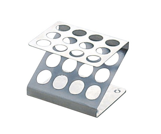 AS ONE Test Tube Stand Z Type Type 13mmφ x 12 Pcs Stainless Steel (SUS304)and others