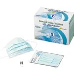 AS ONE Diamond Type 3Ply Mask White L 50 Piecesand others