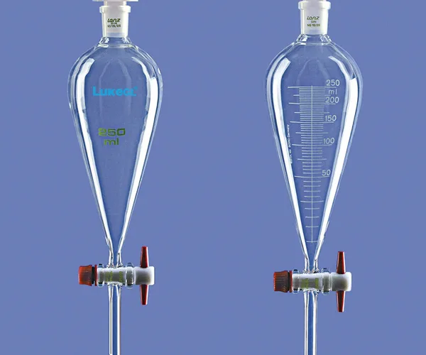 Separatory Funnel, Squibb Type, LukeGL 장형 분액깔때기
