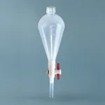 Plastic Separatory Funnel with Screwcap 플라스틱 분액 깔때기, 스크류 캡 포함