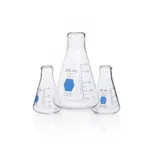 Narrow Mouth Erlenmeyer Flask, Kimble 세구형 삼각 플라스크