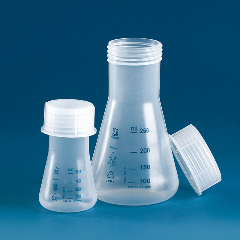 PP Erlenmeyer Flask with Screwcap PP 캡 삼각 플라스크